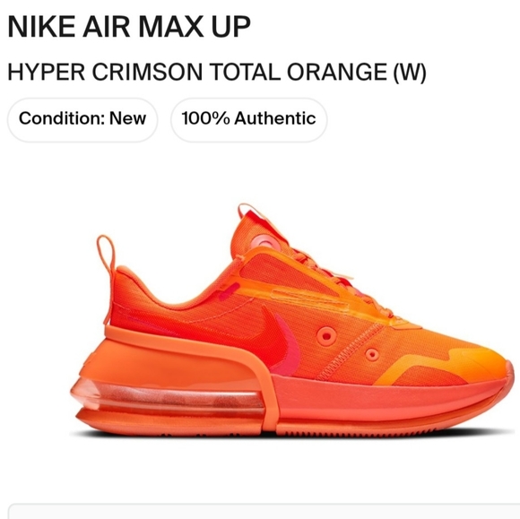 🆕️ Nike Air Max Up Hyper Crimson Total Orange - Picture 16 of 16